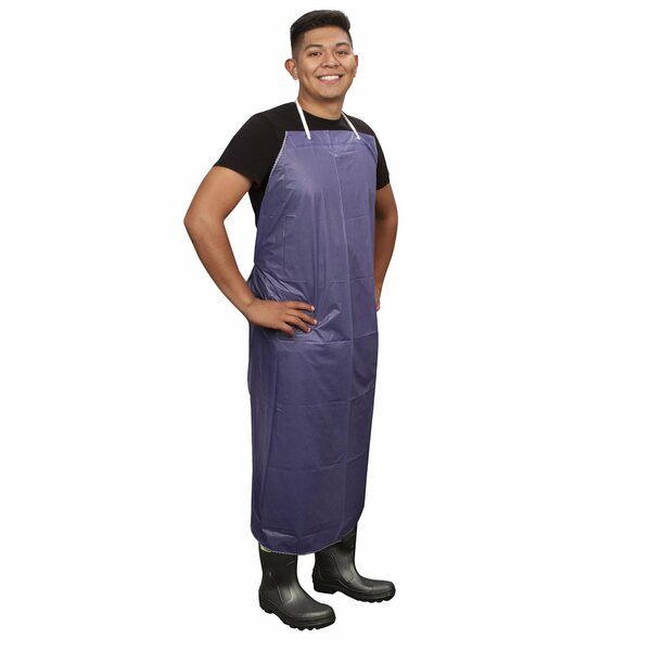 Cordova Blue Vinyl Apron, 6 mil, 36-in. W x 48-in. L RA06B48